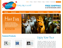 Tablet Screenshot of divertidoshop.com